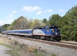 RNCX 1893 leads train P074-08 northbound